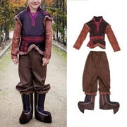 Rongking Little Boys Kristoff Costume Halloween Snow Themed Party Cosplay Outfits for 3-8Y